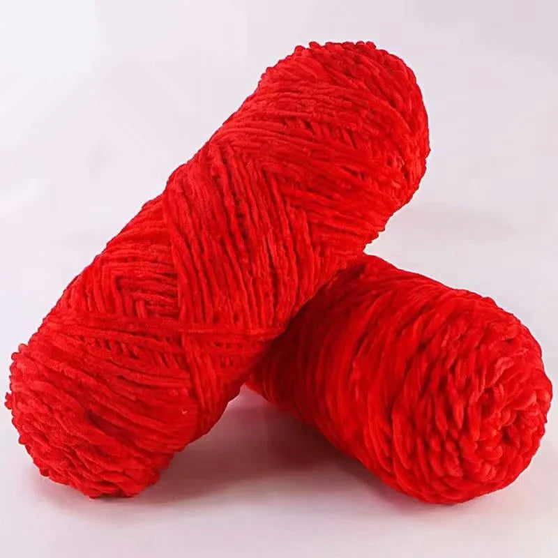 DIY 100% Polyester  Velvet Yarn