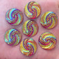 New 20pcs 20mm AB Resin Round FlatBack Rhinestone