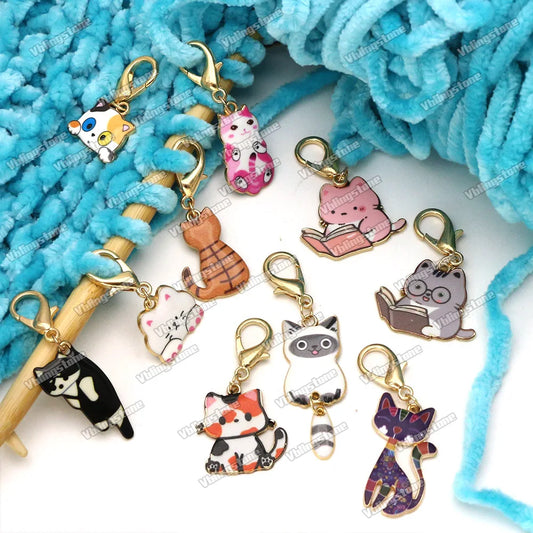 Cat Knitting Stitch Markers
