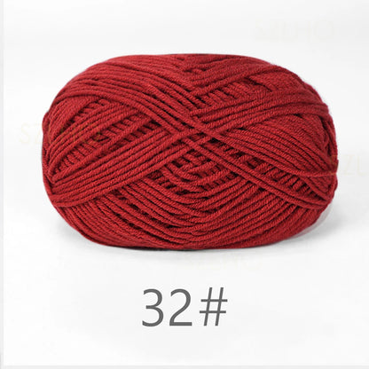 A1-a 50g/Set Soft Milk Cotton Yarn for Crochet Threads for Knitting