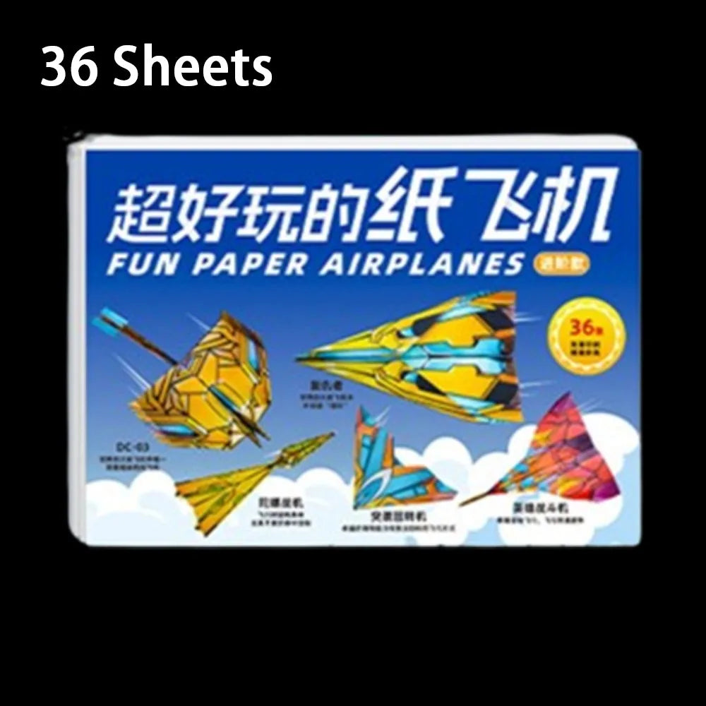 Montessori Origami Airplane Set 36 Sheets