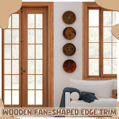 12/20/24Pcs Wooden Wave Strips