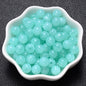 6-18mm Gradient Acrylic Beads Round Cat's Eye  Loose Spacer Beads