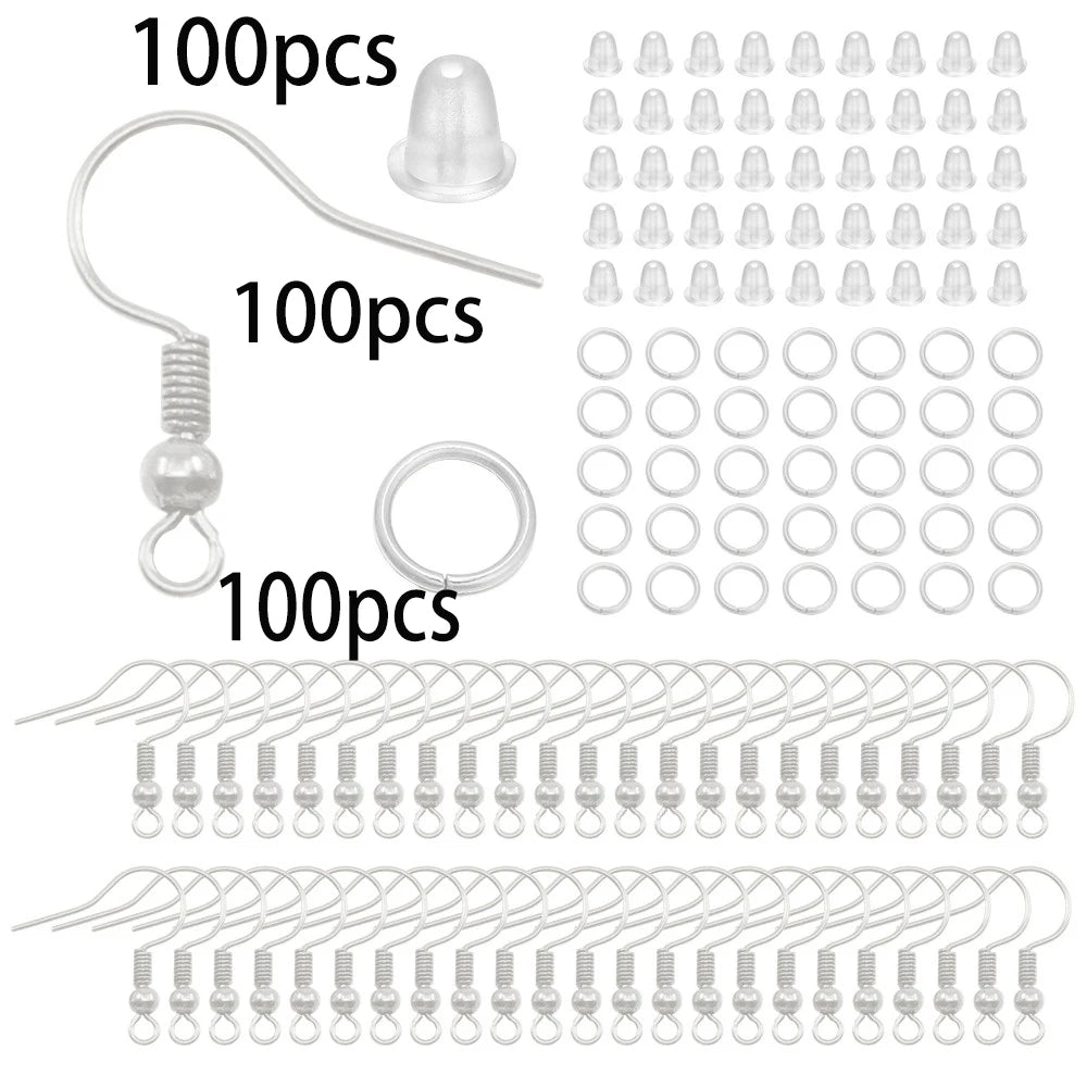 210-400pcs/Box Jewelry Making Kits Lobster Clasp