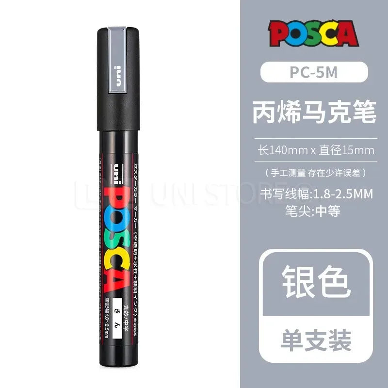 Uni Posca Full Marker PC-1M 3M 5M Multi-Colours Acrylic