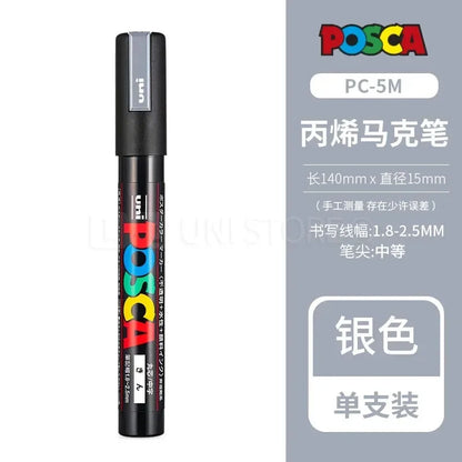 Uni Posca Full Marker PC-1M 3M 5M Multi-Colours Acrylic