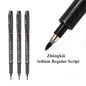 3 Pcs/Set Calligraphy Painting Pen Chinese Brush Pens for Writing Lettering Signatures Soft Brush Tip Refillable Ink  Art Craft