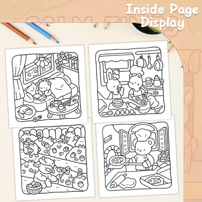 CALM TIMES Bold-easy Patterns Coloring Book
