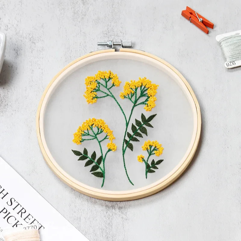 Transparent Double-Sided Embroidery Kit