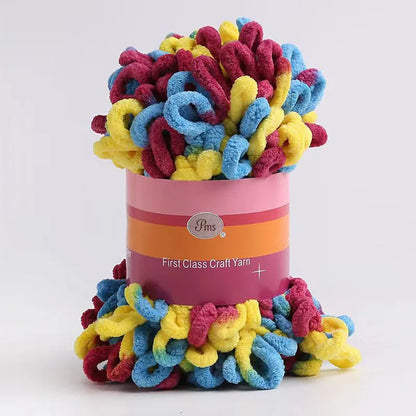 100g/ball Hand-woven Loop Chunky Yarn