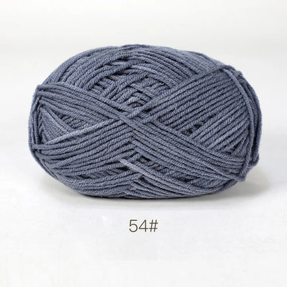 A1-a 50g/Set Soft Milk Cotton Yarn for Crochet Threads for Knitting