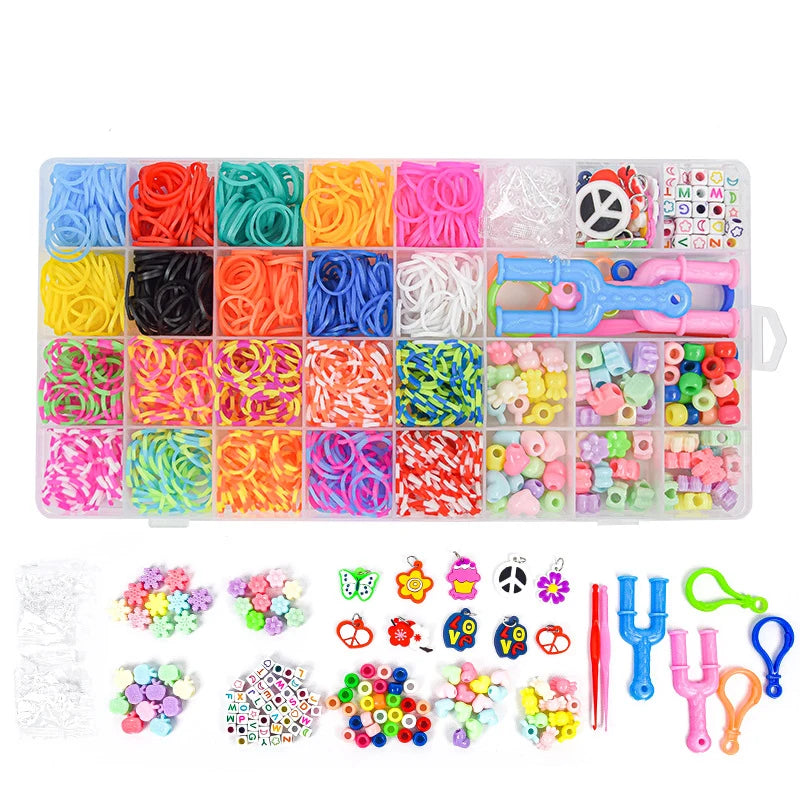 Boxed! DIY Handmade Rubber Bands Loom Weaving