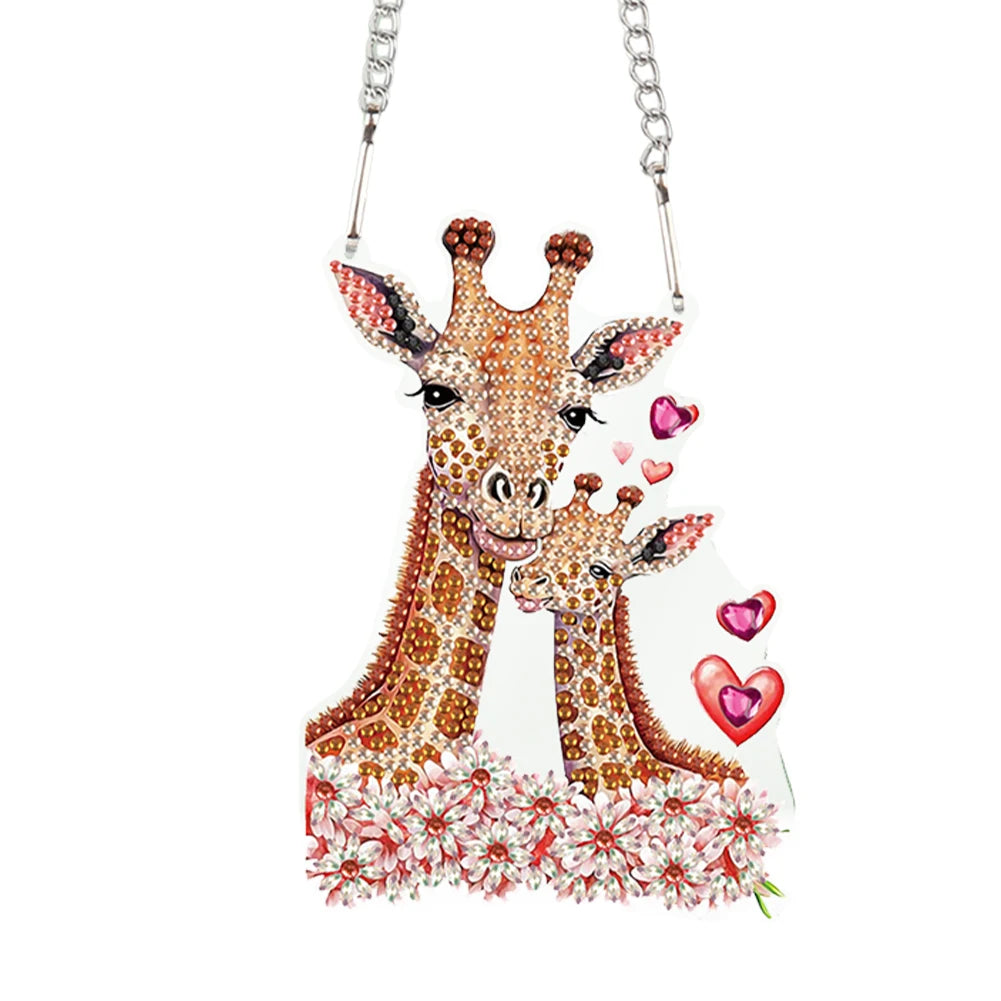 Valentines Day Love Puppy Diamond Art Pendant Kit