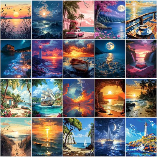 GATYZTORY Painting Paints By Numbers