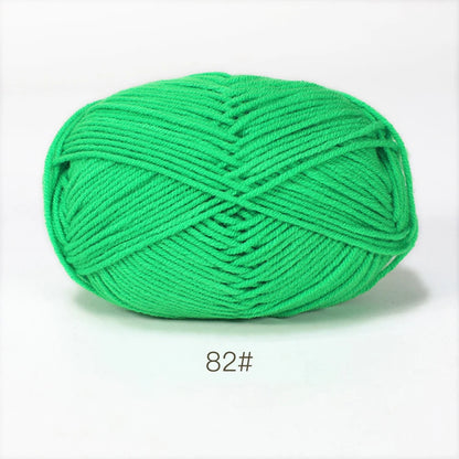 A1-a 50g/Set Soft Milk Cotton Yarn for Crochet Threads for Knitting