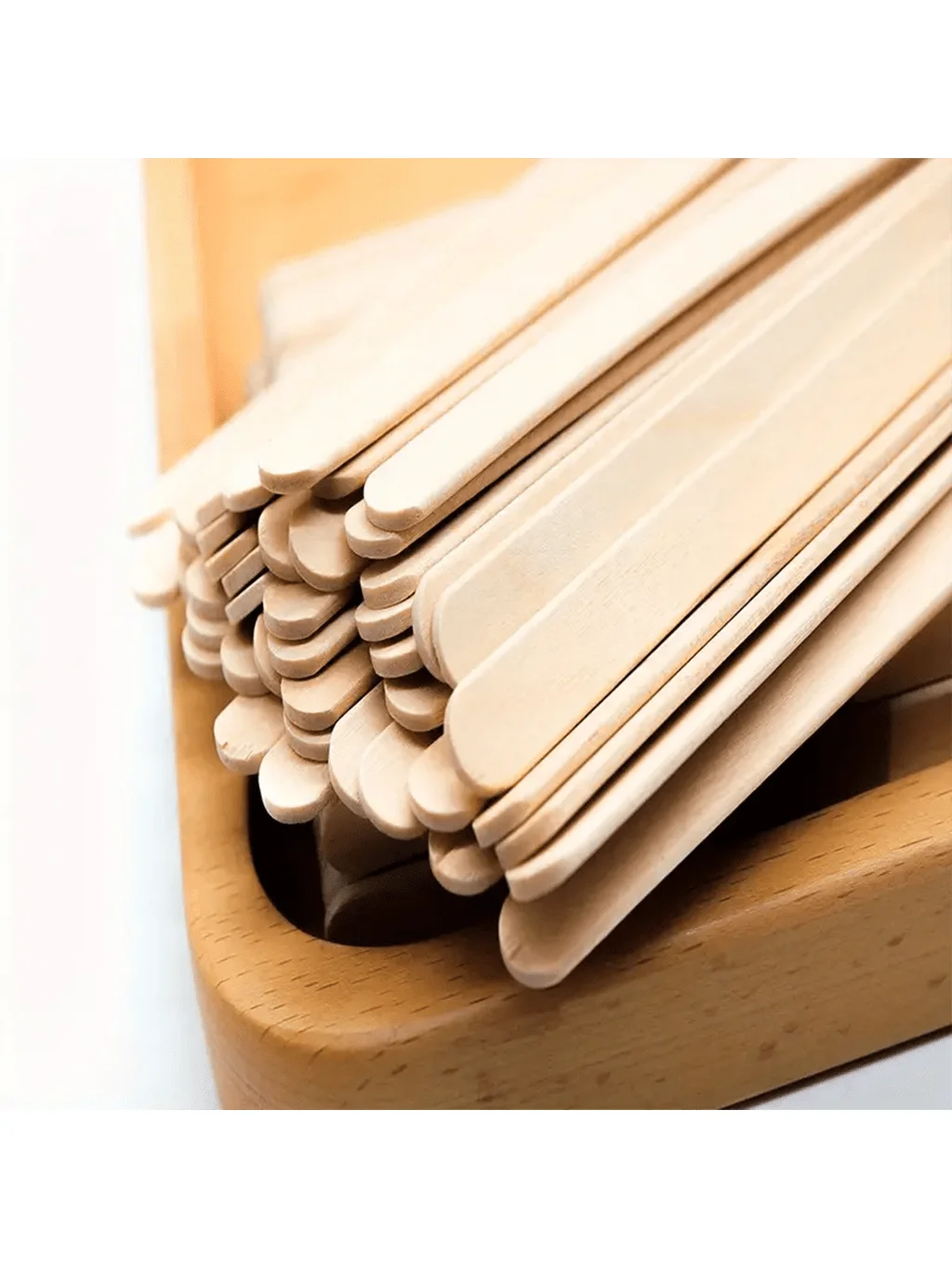 50/100/200 Pieces 11.4cm/4.5 inch Small Wooden Craft Sticks