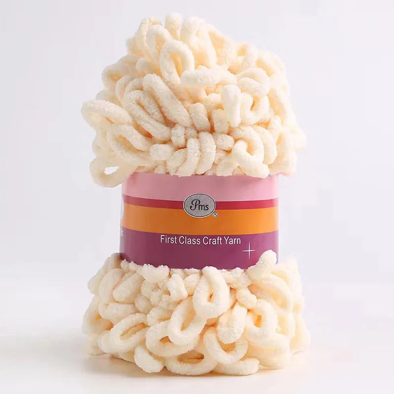 100g/ball Hand-woven Loop Chunky Yarn
