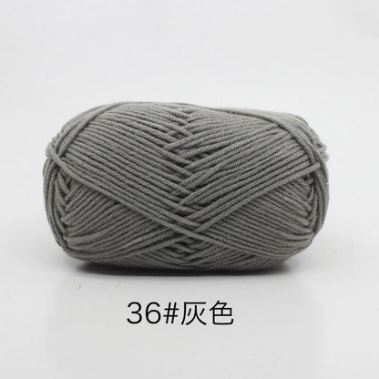 40-50g/Set 4ply Milk Cotton(80%) Knitting Yarn