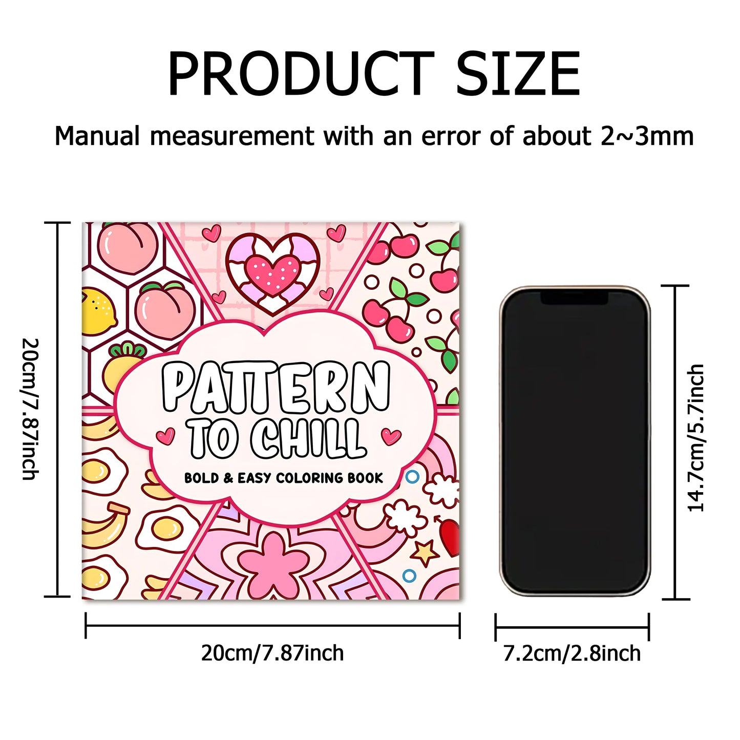 PATTERN TO CHILL Bold-easy Coloring Book for Adults