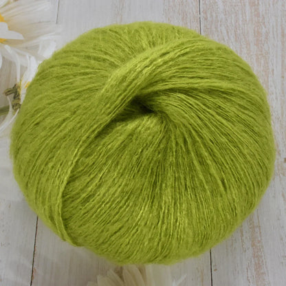 1pcs 50g Mohair Silk Wool Yarn 15% Wool 15% Mohair 40% Acrylic 30%