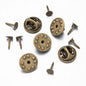 100pc Metal Locking Pin Back Brooch Badge Holder
