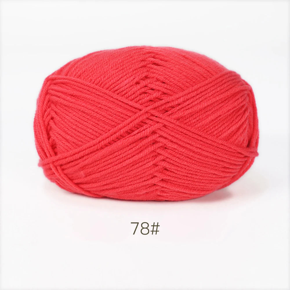 A1-a 50g/Set Soft Milk Cotton Yarn for Crochet Threads for Knitting