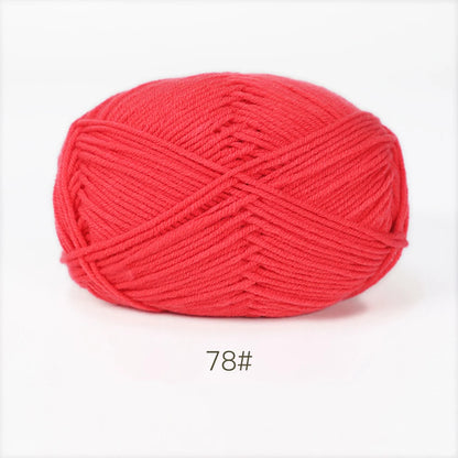 A1-a 50g/Set Soft Milk Cotton Yarn for Crochet Threads for Knitting
