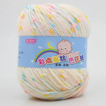 High Quality Wool Thread Eco-dyed Needlework Baby Cotton Cashmere Yarn