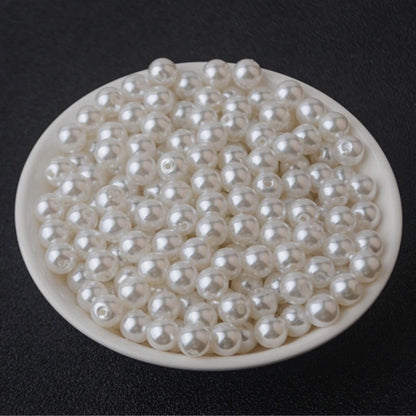 3-20mm ABS Imitation Pearl Beads With Hole Round  Loose Beads