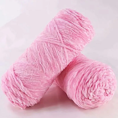 DIY 100% Polyester  Velvet Yarn