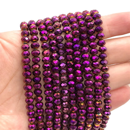 2 3 4 6 8mm Austria Faceted Crystal Beads Rondelle