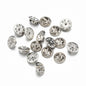 100pc Metal Locking Pin Back Brooch Badge Holder