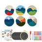 Punch Needle Coaster Kit 6PCS  Kit for Beginners