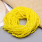 New 2 3 4mm Dyeing Rondelle Crystal Glass Beads