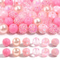 12Pcs Same Color Series Beads 20mm Loose Spacer Beads