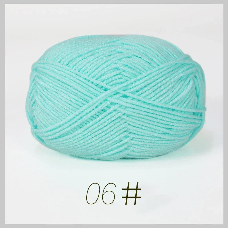 A1-a 50g/Set Soft Milk Cotton Yarn for Crochet Threads for Knitting