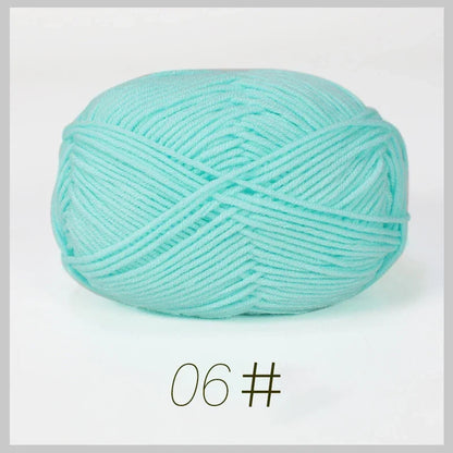 A1-a 50g/Set Soft Milk Cotton Yarn for Crochet Threads for Knitting