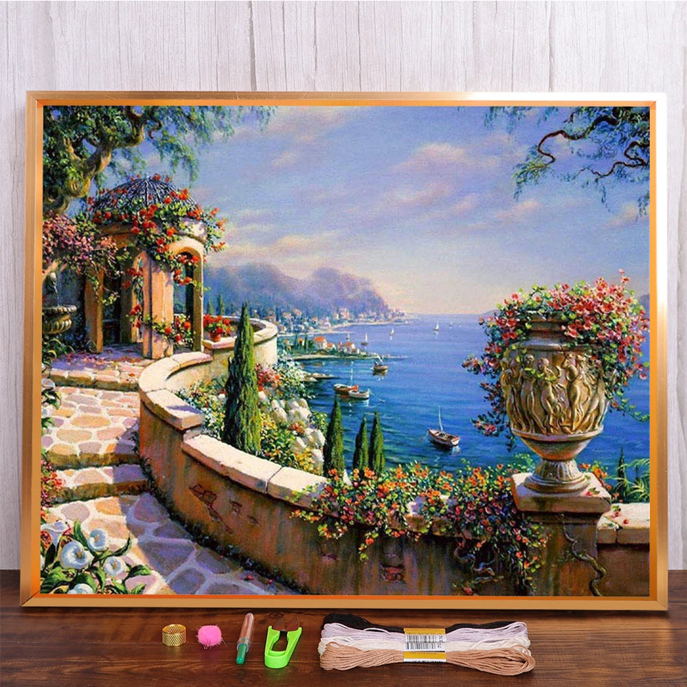 Meian Landscape DIY 11CT Cross Stitch Embroidery Kits