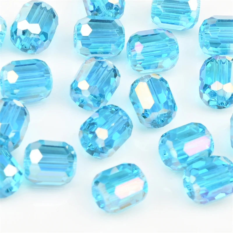 9mm Austria Crystal Beads Faceted Round Barrel Loose Spacer Beads