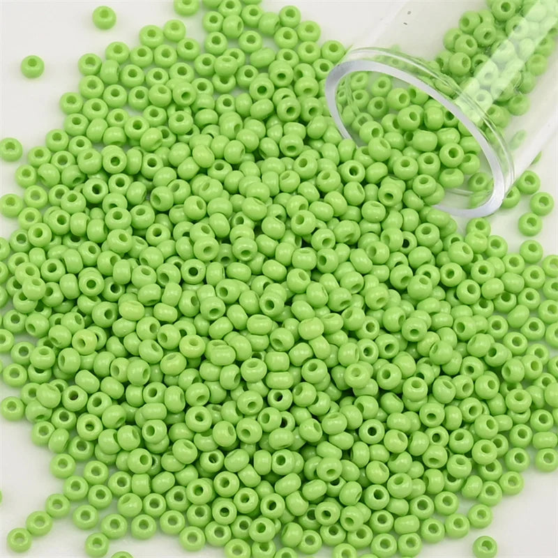 12Grams/Tube 2mm Metallic Seed Beads Japanese Round Glass Seedbeads 1200pcs