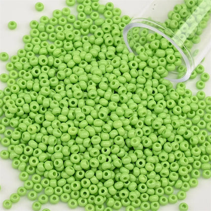12Grams/Tube 2mm Metallic Seed Beads Japanese Round Glass Seedbeads 1200pcs