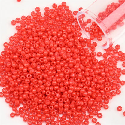 12Grams/Tube 2mm Metallic Seed Beads Japanese Round Glass Seedbeads 1200pcs