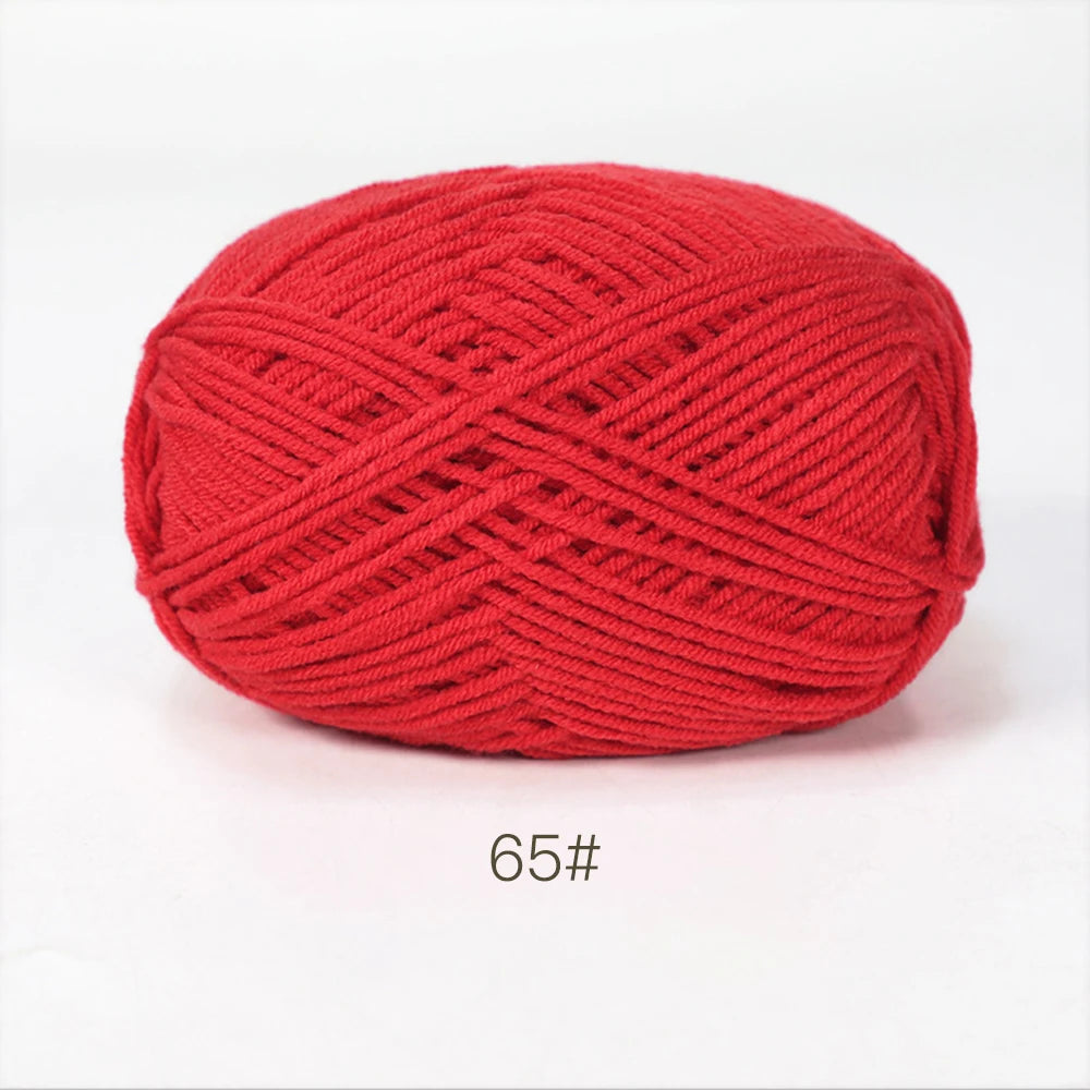 A1-a 50g/Set Soft Milk Cotton Yarn for Crochet Threads for Knitting