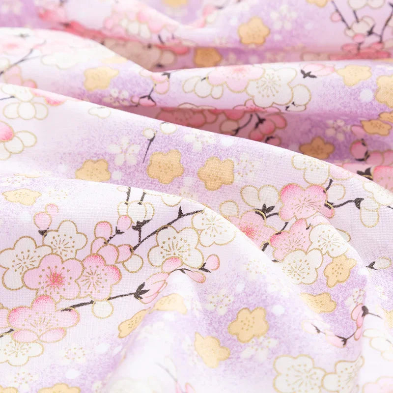 50x145cm Japanese Kimono Bronzed Fabric