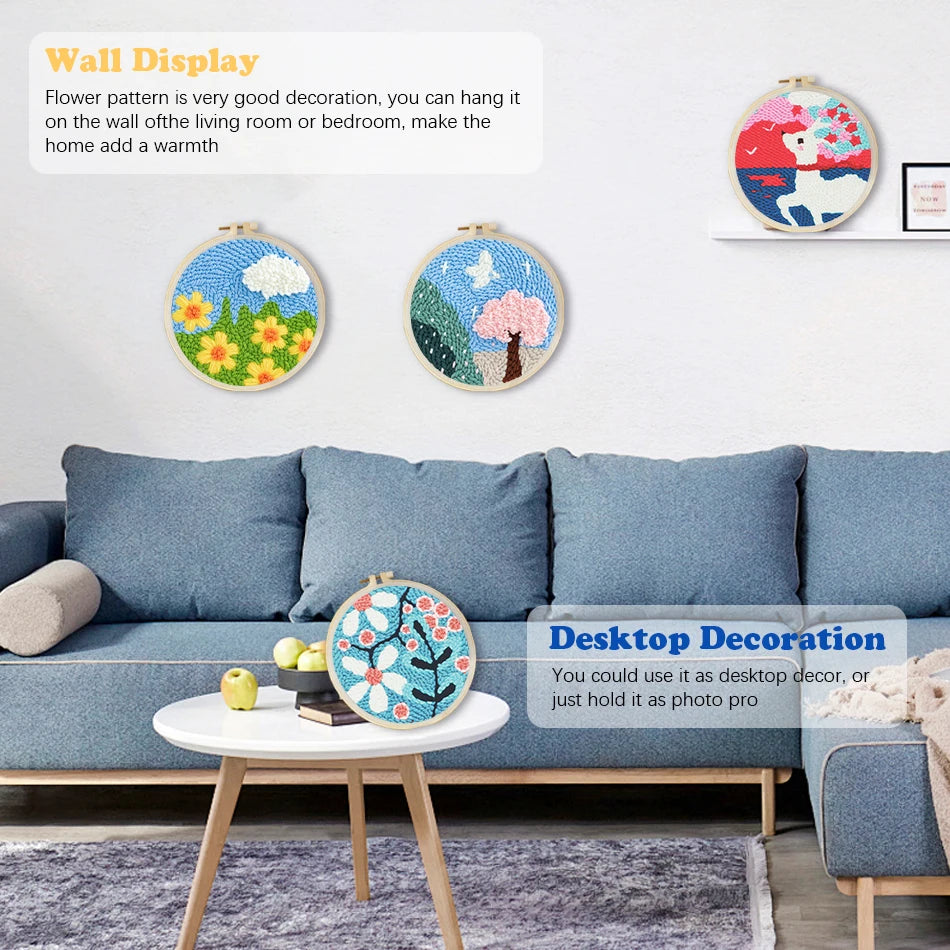 GATYZTORY punch needle embroidery Package