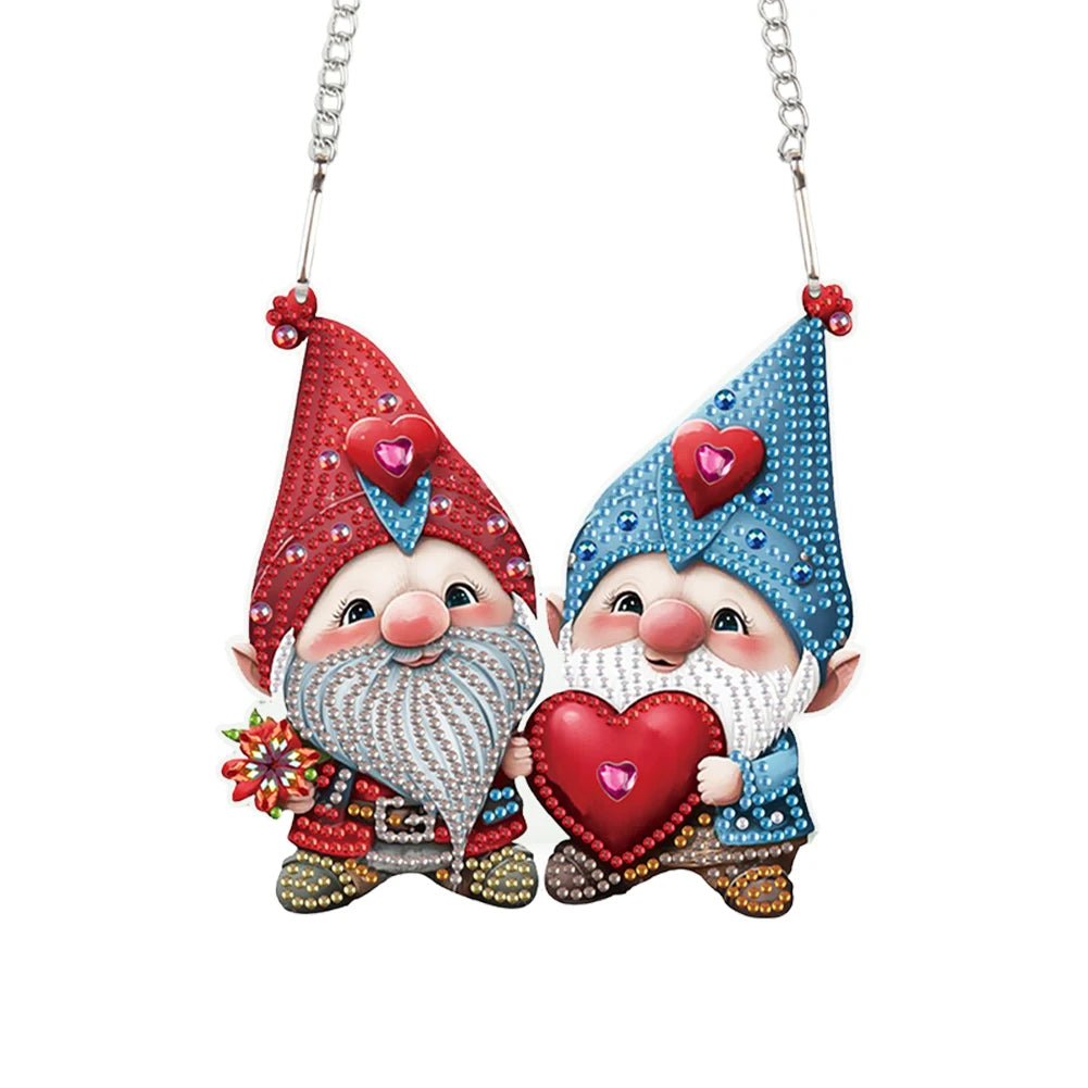 Valentines Day Love Puppy Diamond Art Pendant Kit