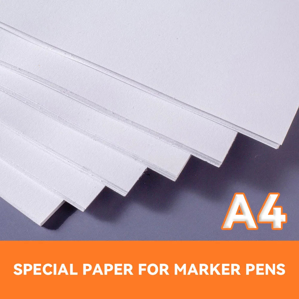 enmy Black box Direct Liquid acrylic markers with paper 24-80 colors