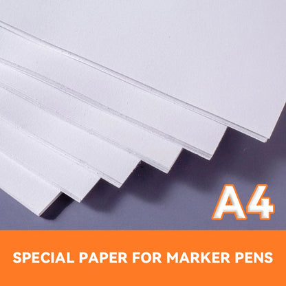 enmy Black box Direct Liquid acrylic markers with paper 24-80 colors