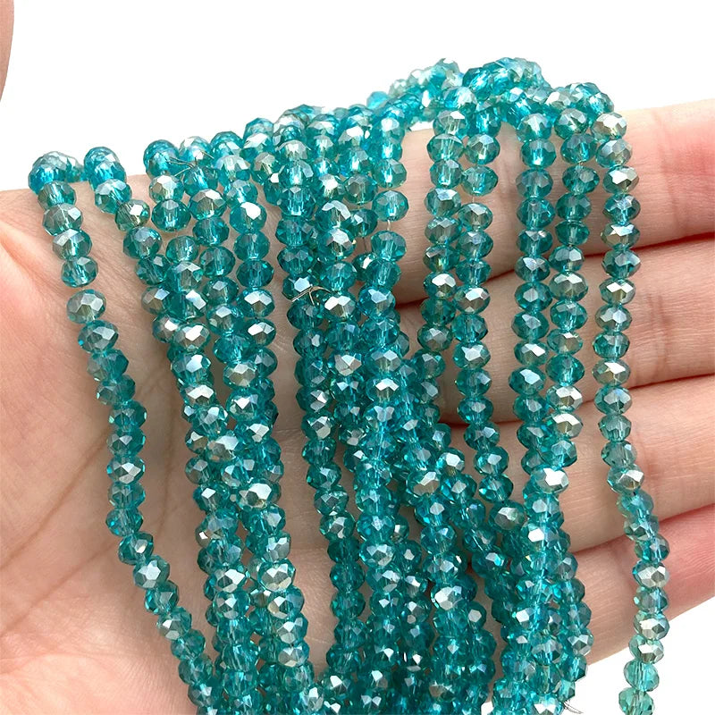 2 3 4 6 8mm Austria Faceted Crystal Beads Rondelle
