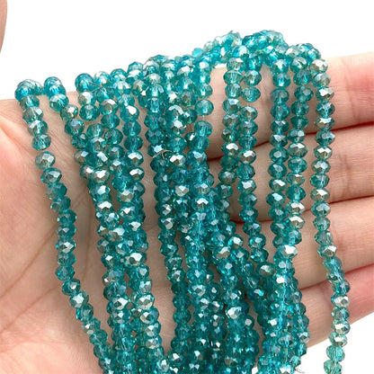 2 3 4 6 8mm Austria Faceted Crystal Beads Rondelle